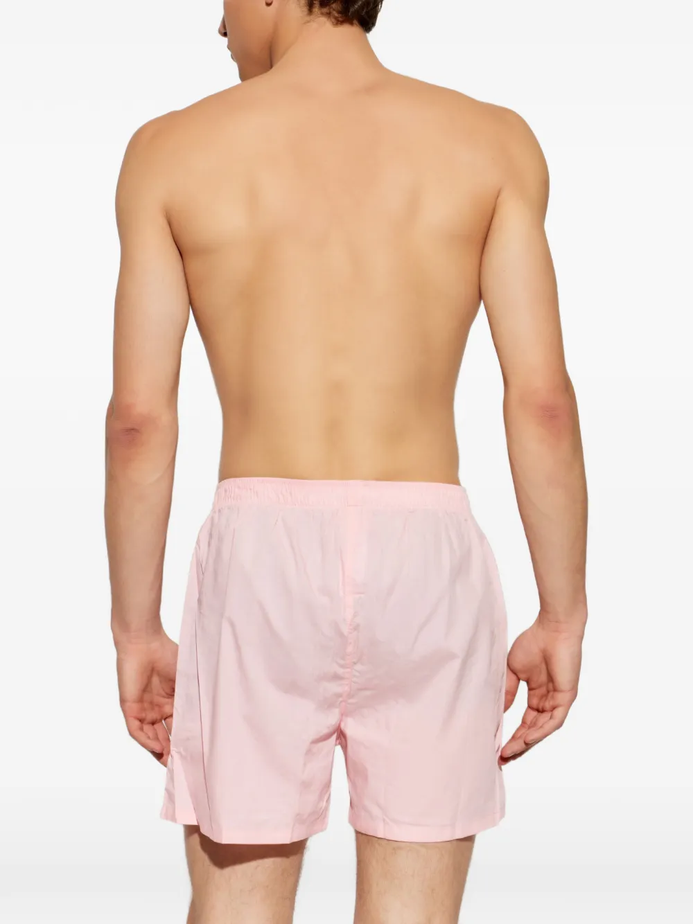 Diesel Drie boxershorts met logo-patch Roze