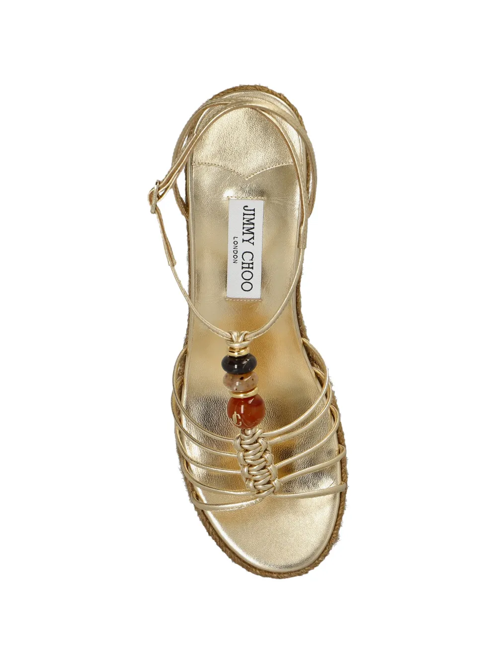Jimmy Choo Lemi Wedge 50 sandals Goud