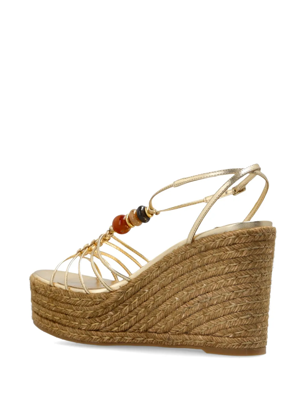 Jimmy Choo Lemi Wedge 50 sandals Goud
