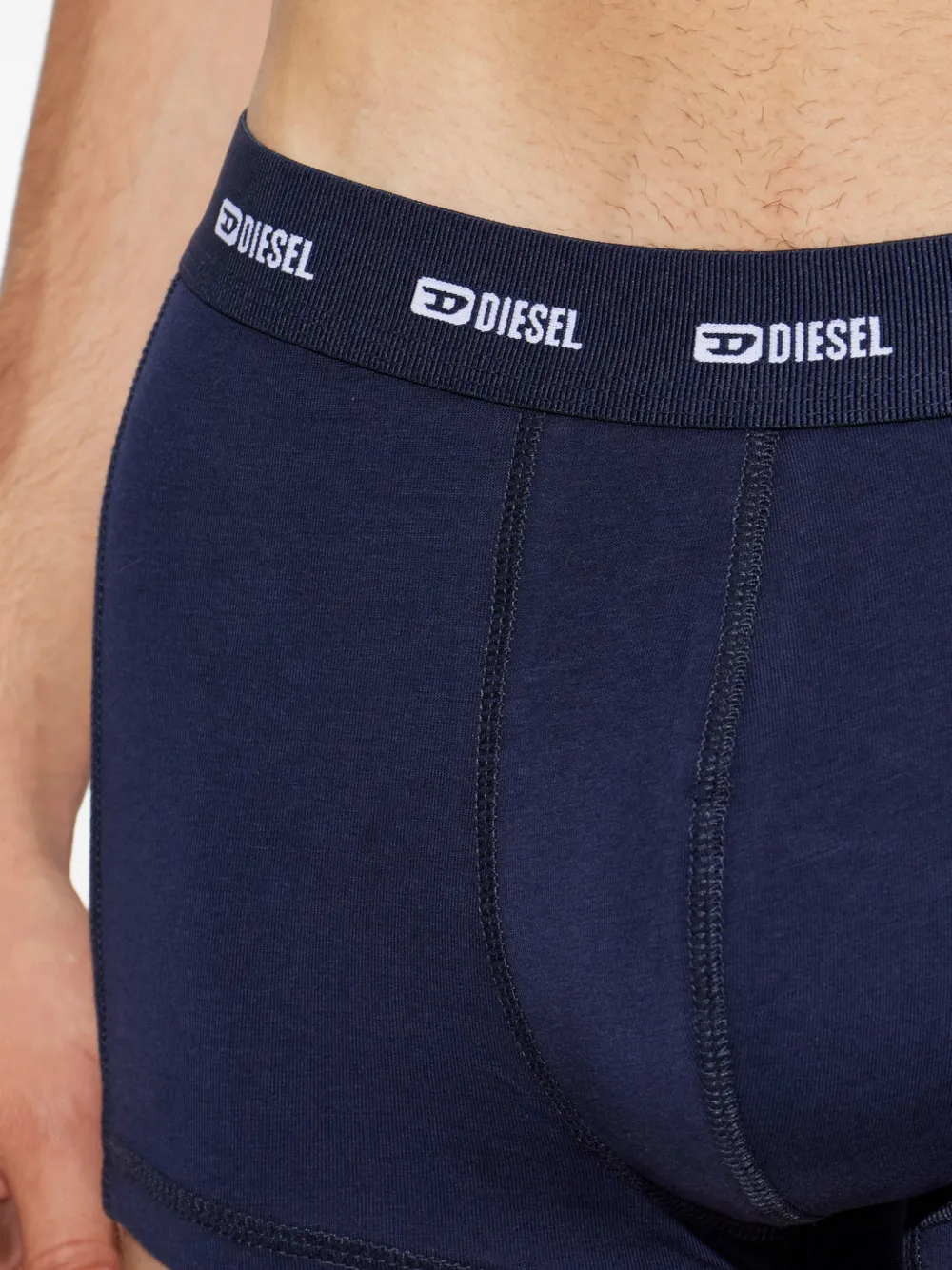 Diesel Damien-Utlt 3-pack boxershorts met logoband Blauw