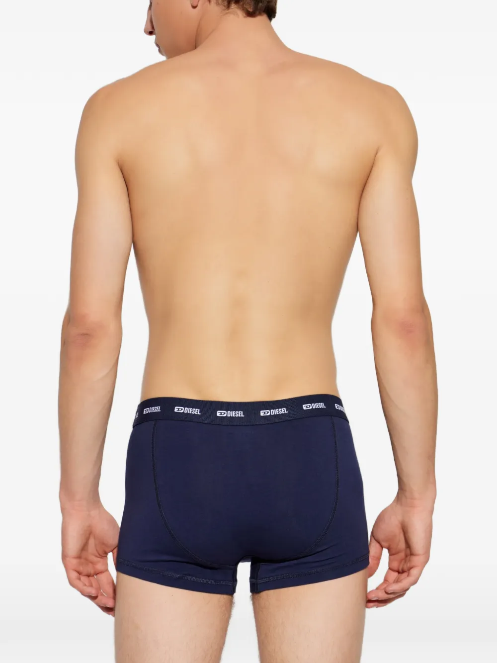 Diesel Damien-Utlt 3-pack boxershorts met logoband Blauw