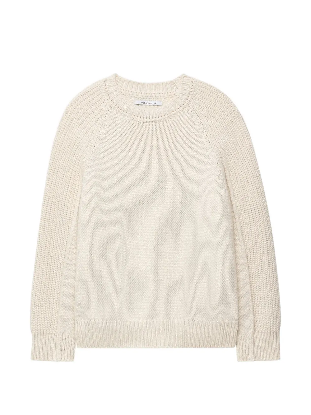 Another Tomorrow oversized raglan-sleeve sweater - Toni neutri