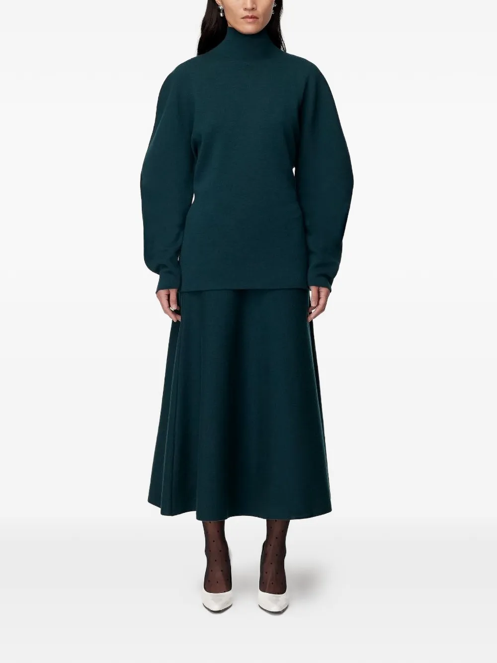  Another Tomorrow Jersey Con Cuello Alto - Verde 