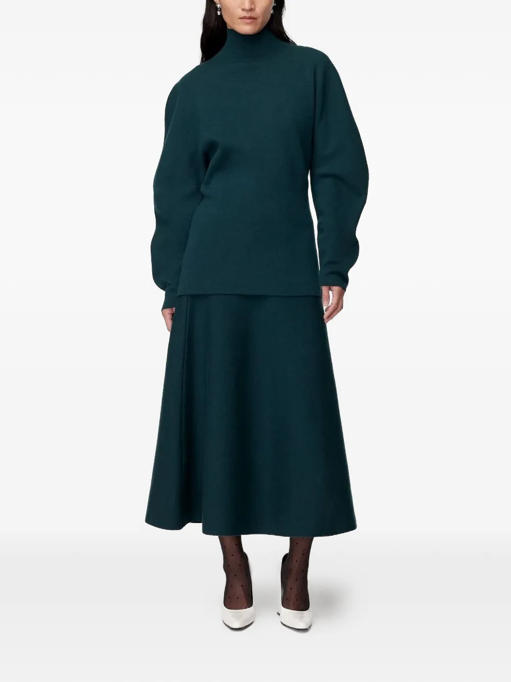  Another Tomorrow Jersey Con Cuello Alto - Verde 