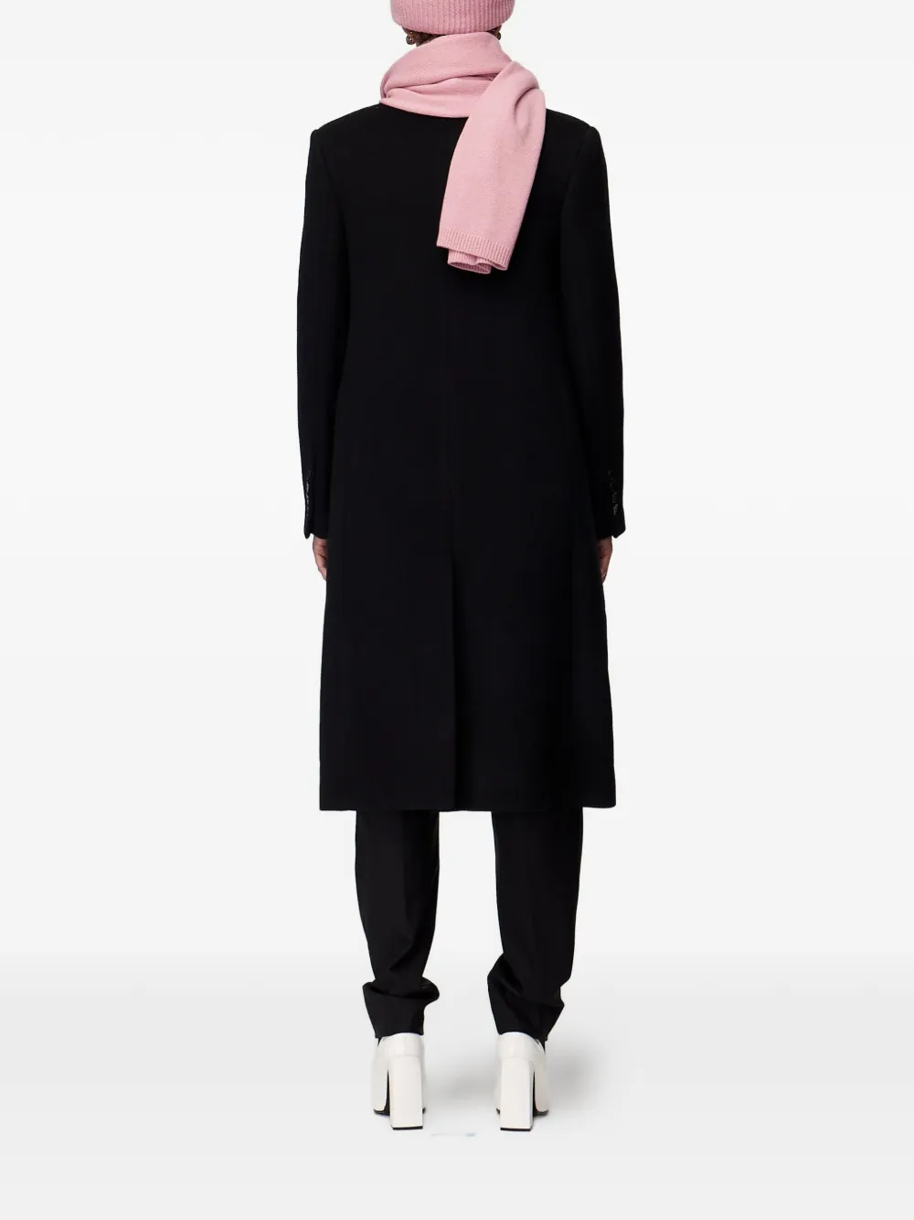 Another Tomorrow Cashmere Scarf in Pink, view 5