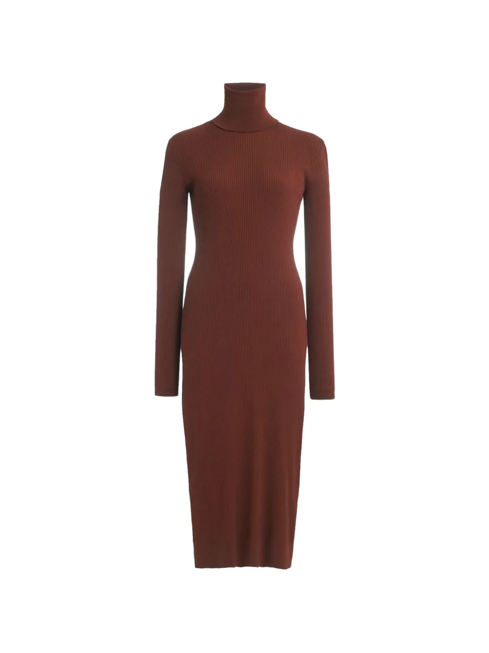 Another Tomorrow ribbed-knit turtleneck dress