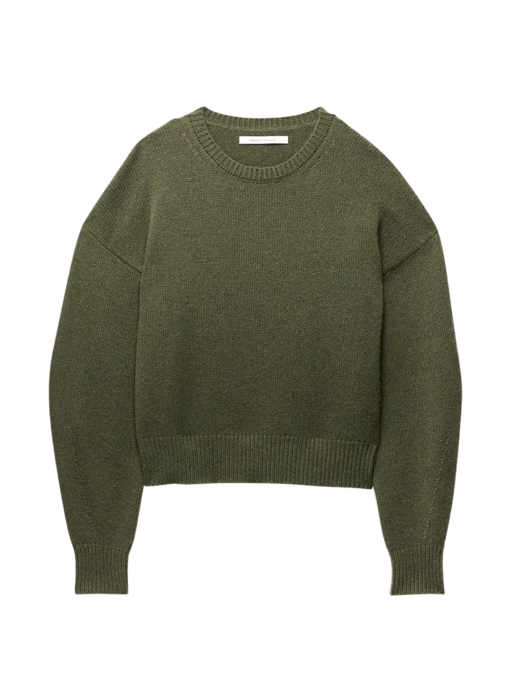 Another Tomorrow darted cashmere sweater - Grün