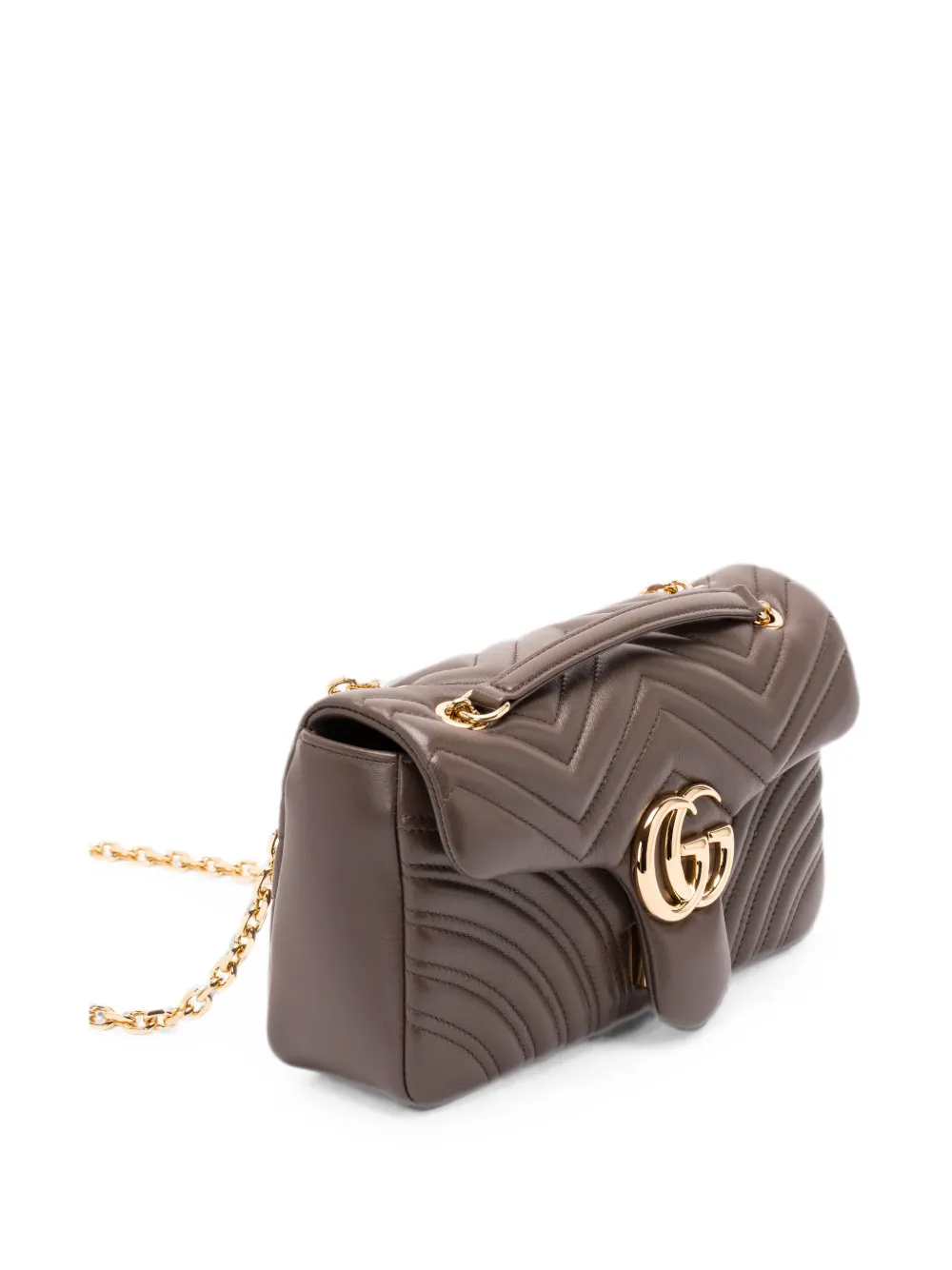 Gucci Medium GG Marmont schoudertas Bruin