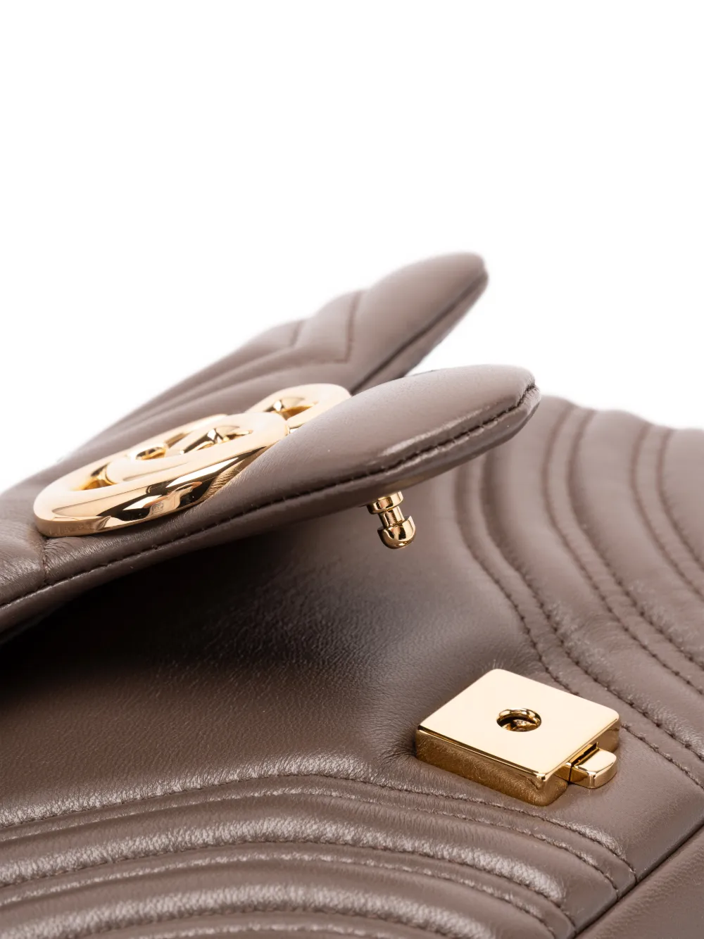 Gucci Medium GG Marmont schoudertas Bruin