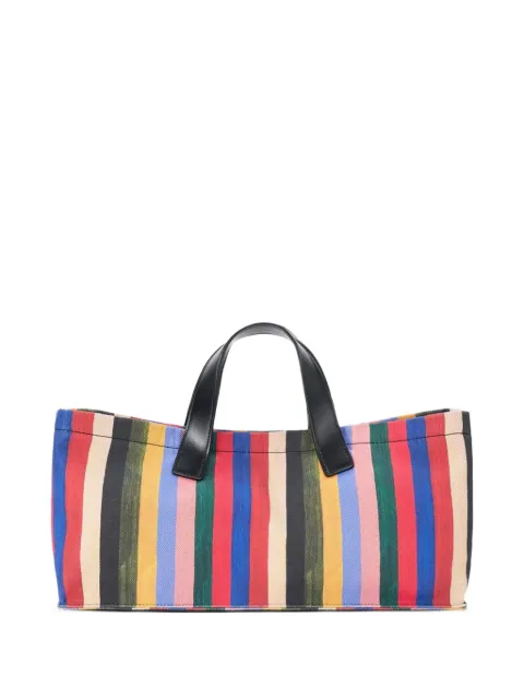 STAUD Port Artist Stripe tote bag
