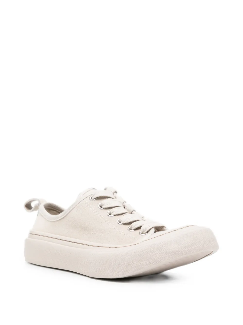 Ann Demeulemeester low-top lace-up sneakers Beige