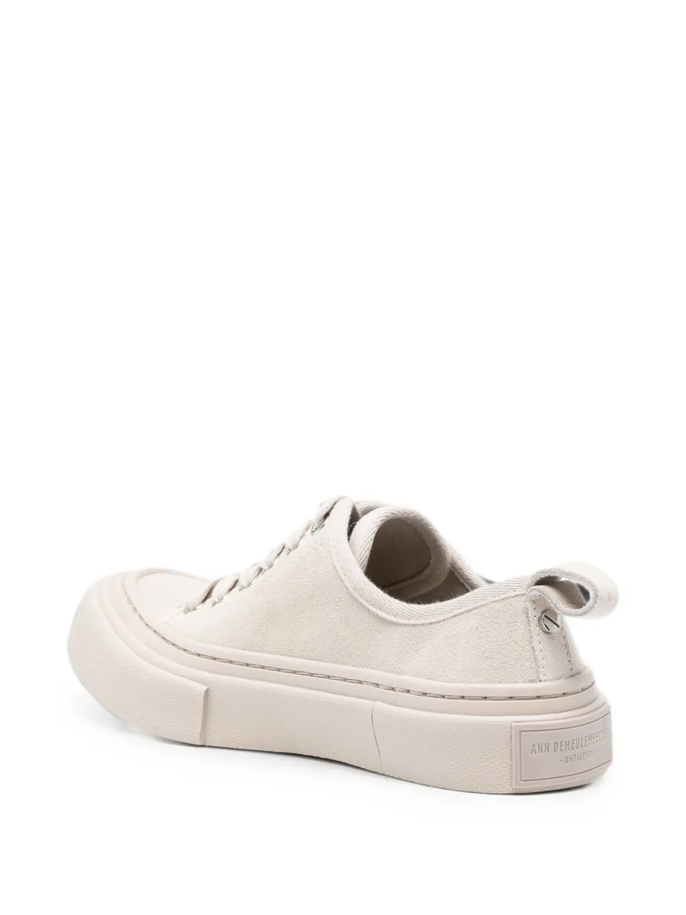 Ann Demeulemeester low-top lace-up sneakers Beige