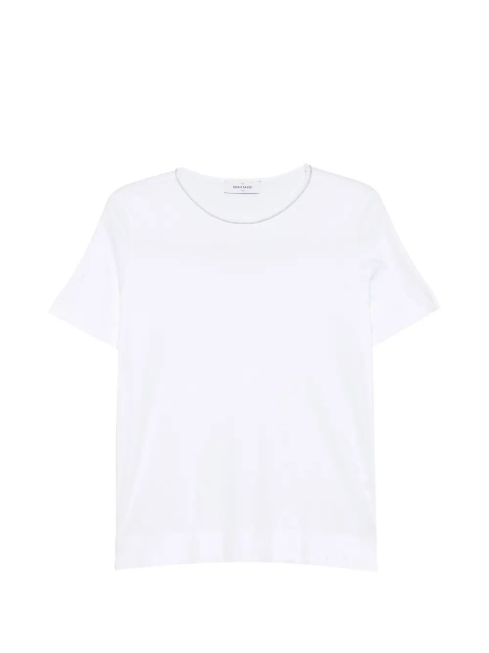 Gran Sasso embellished-neck T-shirt