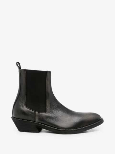 Ann Demeulemeester ботинки челси Caru с эффектом потертости