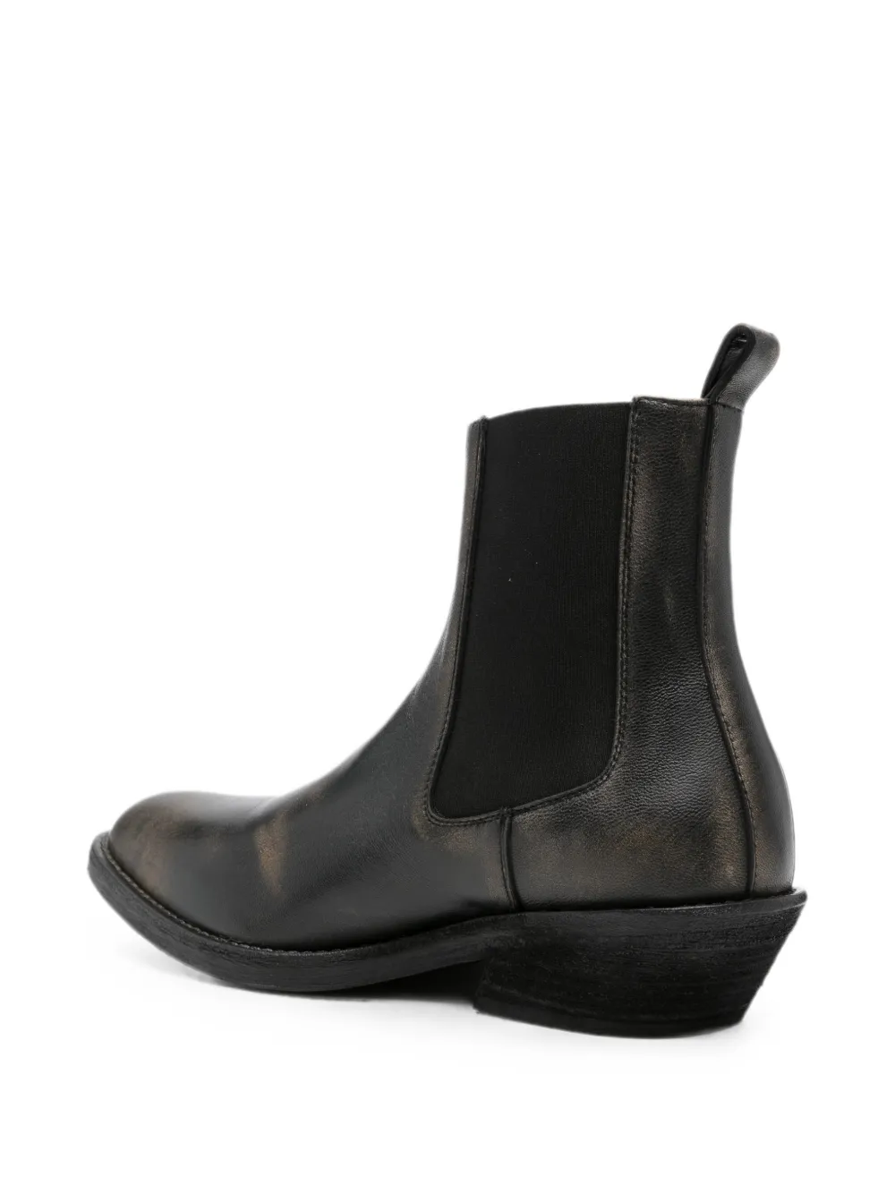 Ann Demeulemeester Caru faded-effect chelsea boots Zwart