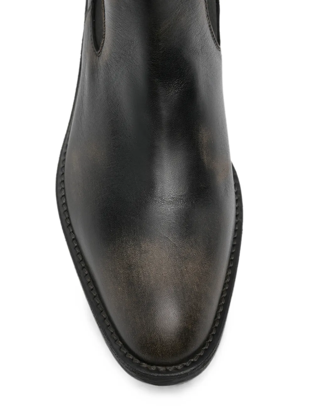 Ann Demeulemeester Caru faded-effect chelsea boots Zwart