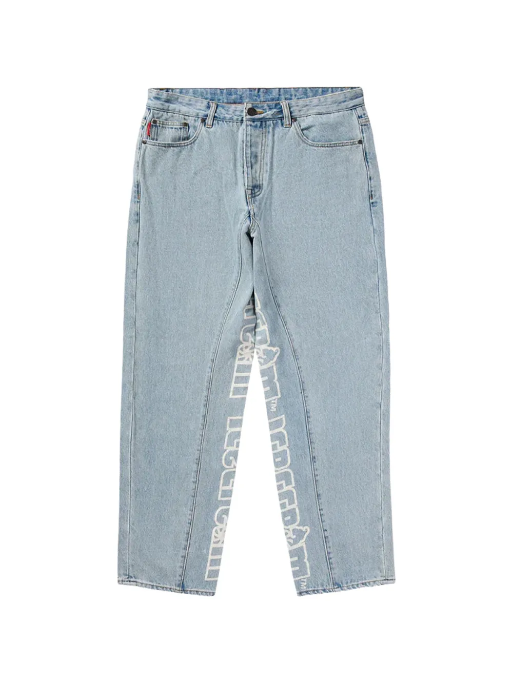 ICECREAM Diner Vanilla logo-print jeans - Blau