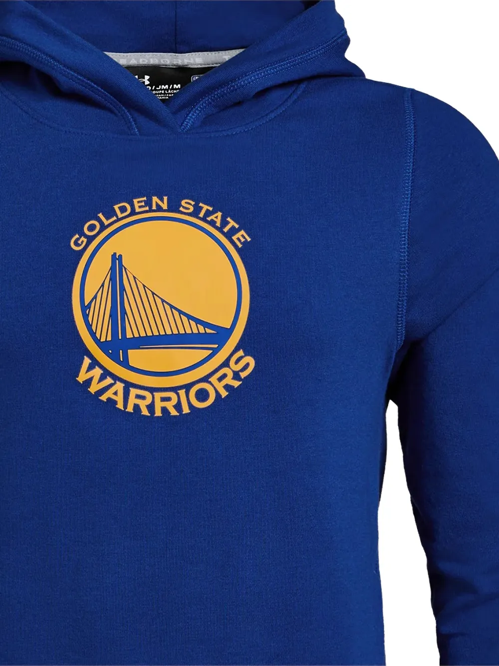 Under Armour NBA Golden State Warriors hoodie met logo Blauw