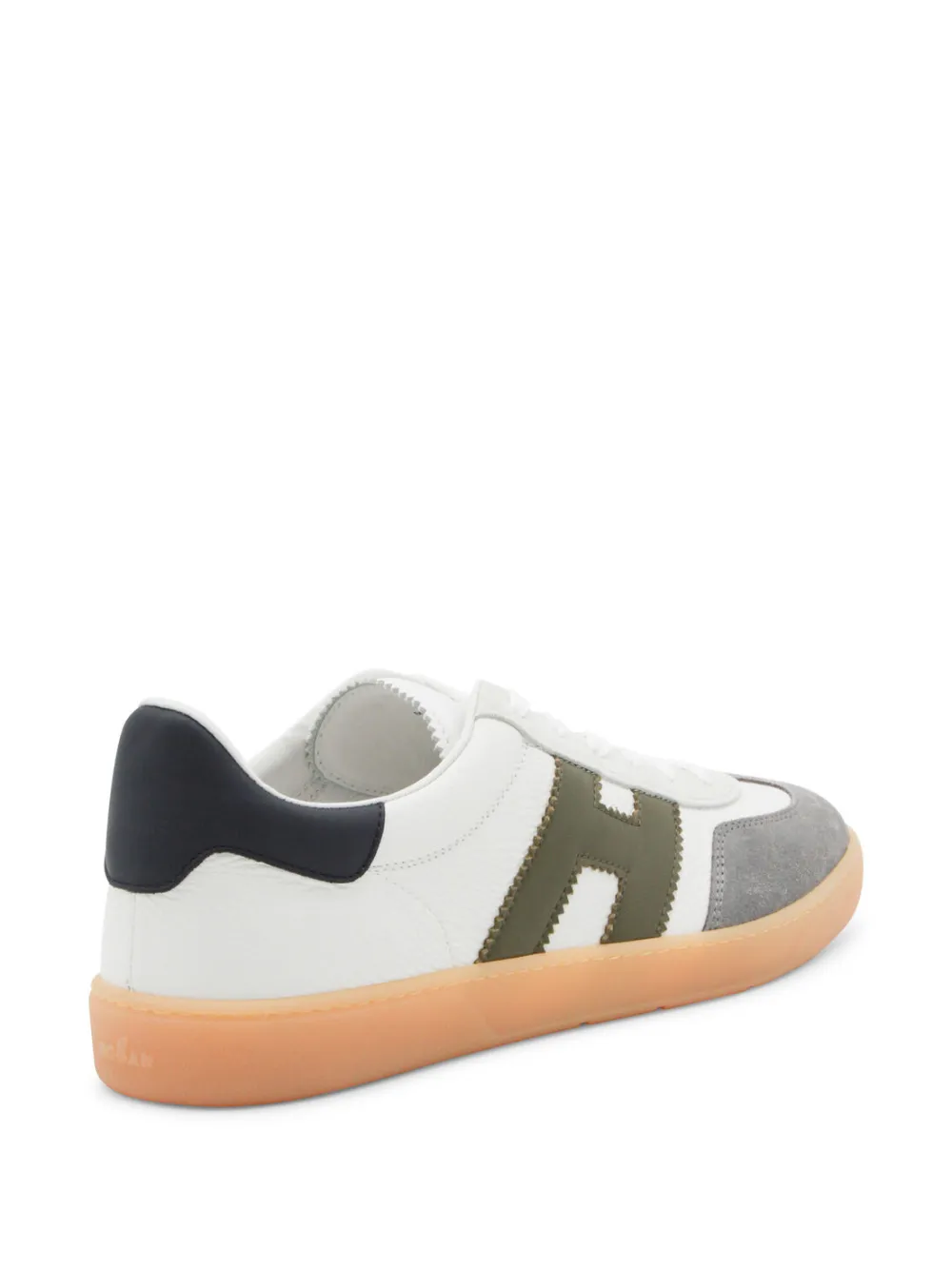 Hogan Cool logo-appliqué leather sneakers Wit