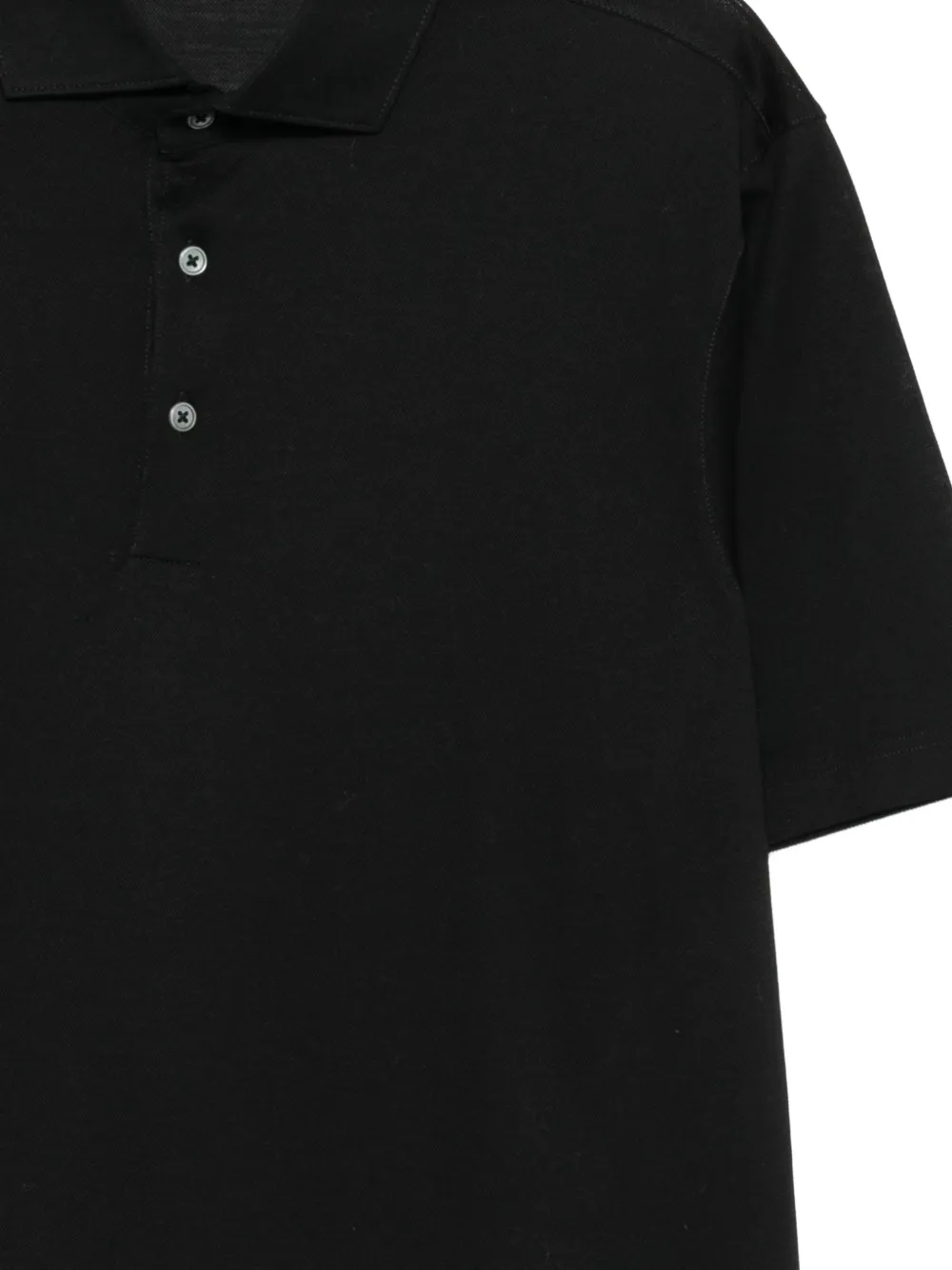 Gran Sasso Poloshirt met korte mouwen Zwart