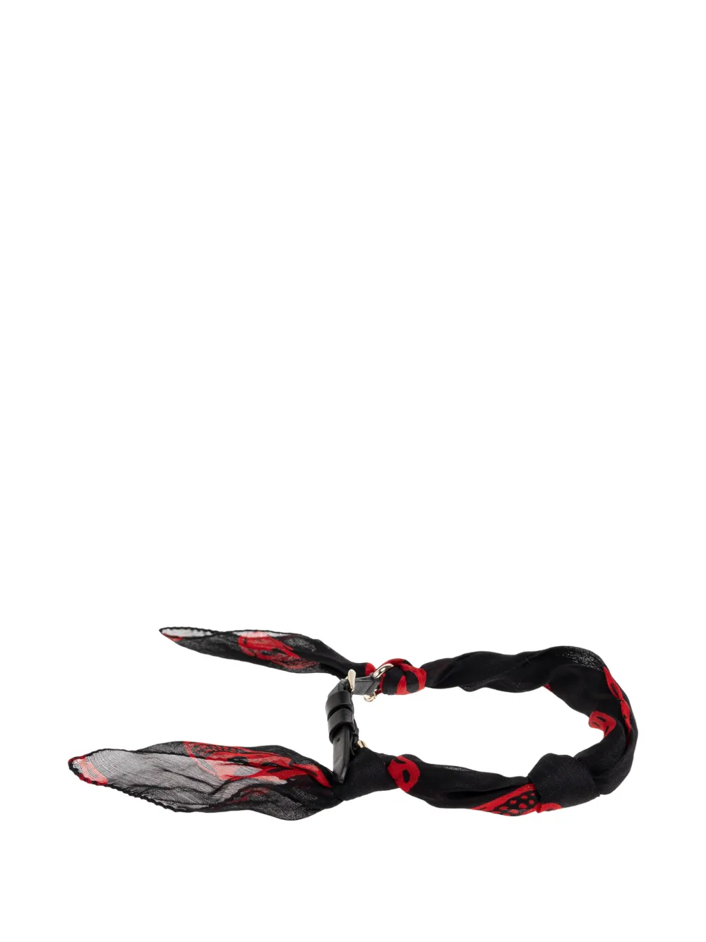  Alexander Mcqueen Pulsera Con Motivo Skull - Negro 
