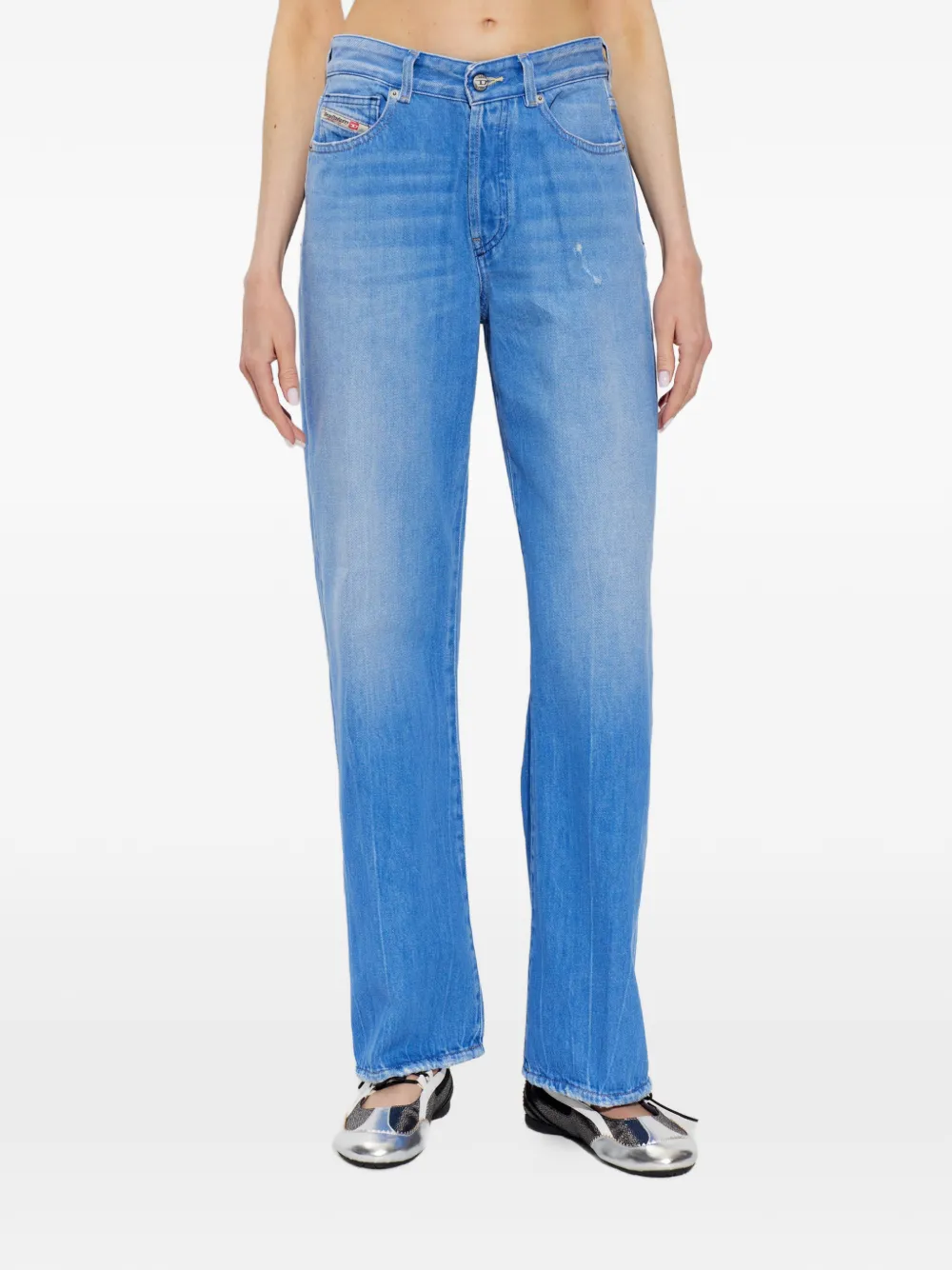 Diesel 1971 D-SENT straight jeans Blauw