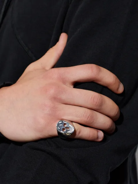 Alexander McQueen skull signet ring