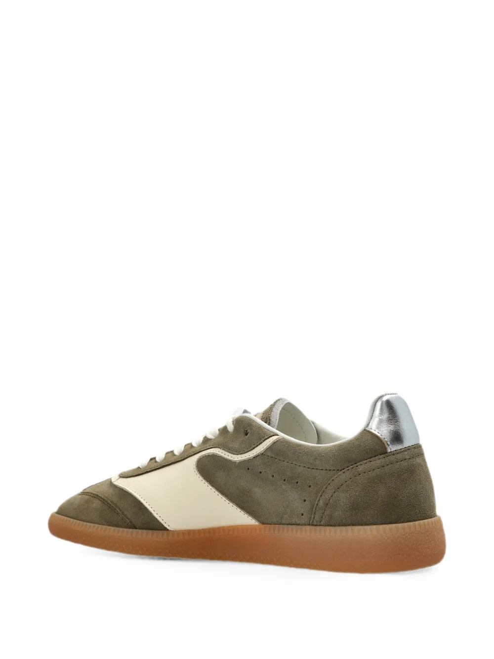 DSQUARED2 logo-plaque panelled sneakers Groen