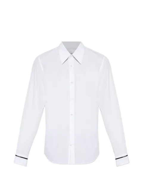 Alexander McQueen logo-trim shirt
