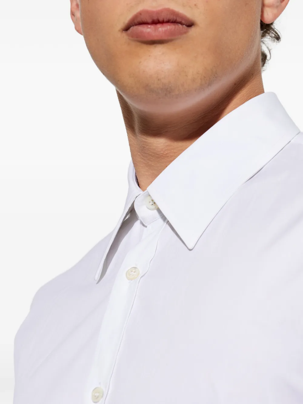 Alexander McQueen Overhemd met logo-afwerking Wit