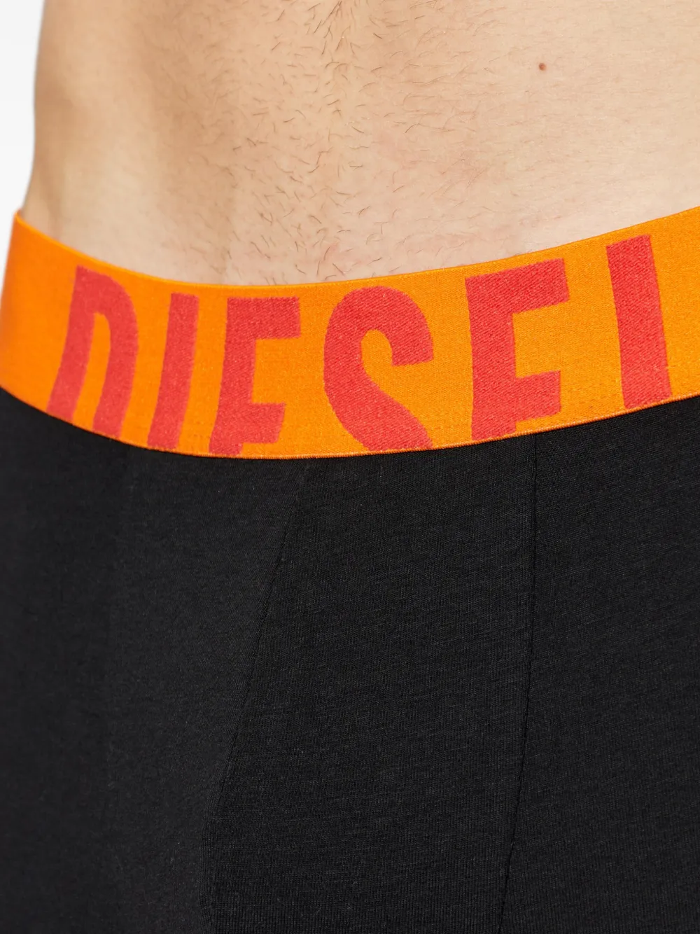 Diesel Drie Damien-D-Pop boxershorts met logoband Blauw