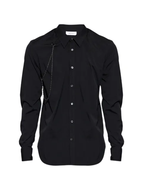 Alexander McQueen chain-detail long-sleeve shirt
