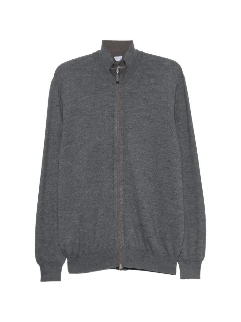 Gran Sasso zip-up wool cardigan