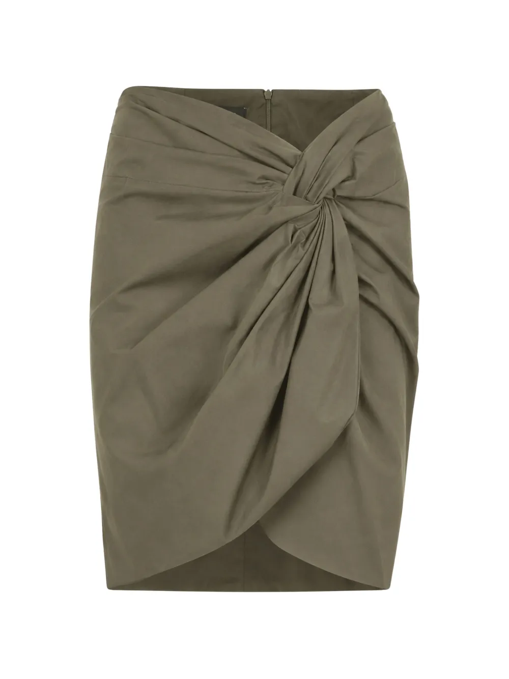 Federica Tosi twist-detail mini skirt - Verde