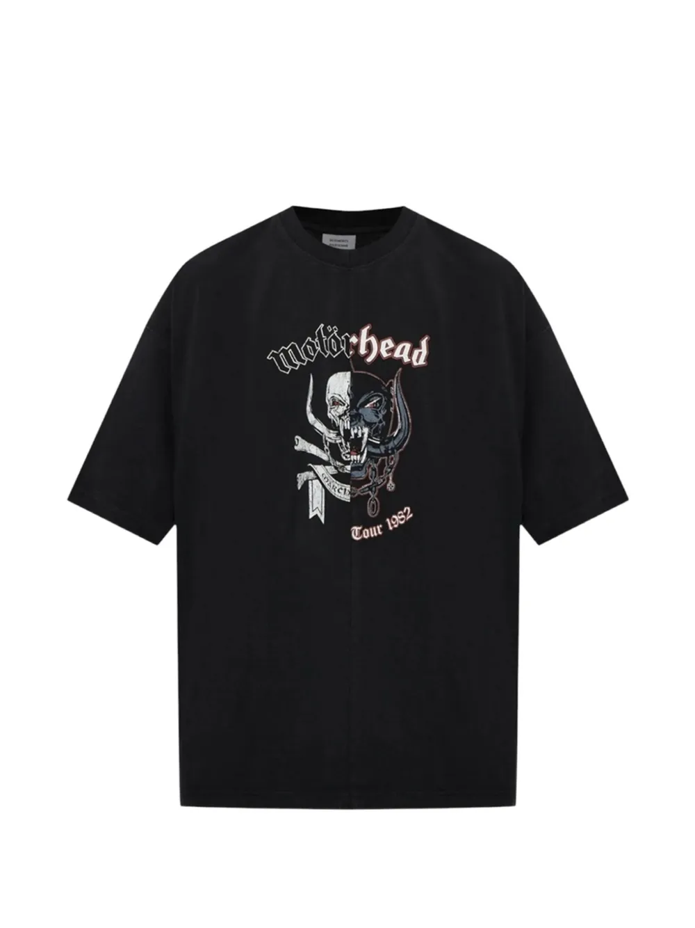 Vetements Graphic-print Panelled T-shirt In Multi