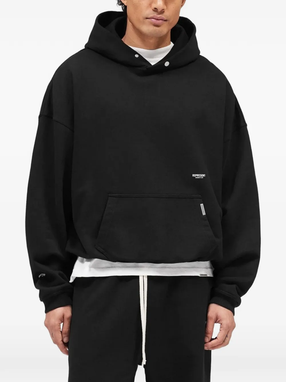 Represent Owners Club hoodie met logo-print Zwart