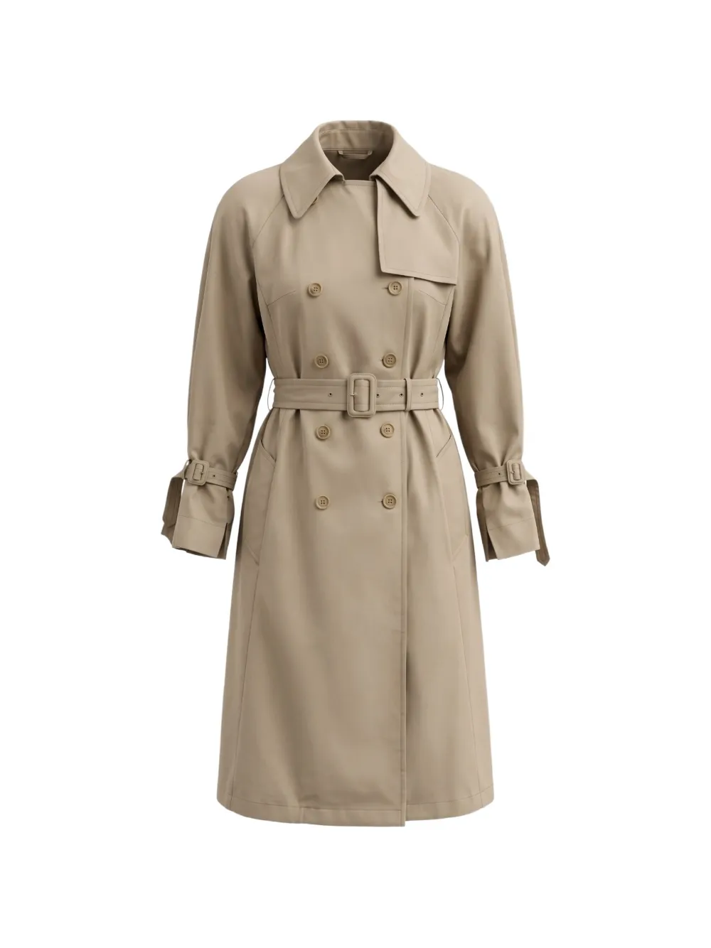VETEMENTS double-breasted belted trench coat