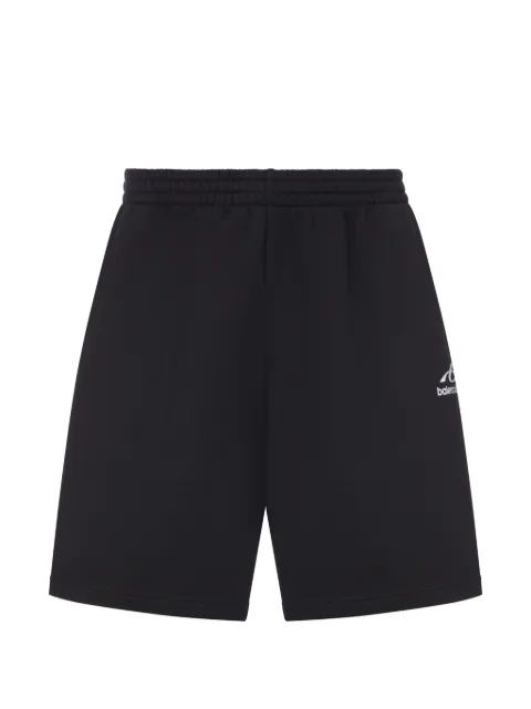 Balenciaga pantalones cortos de deporte elásticos con logo estampado