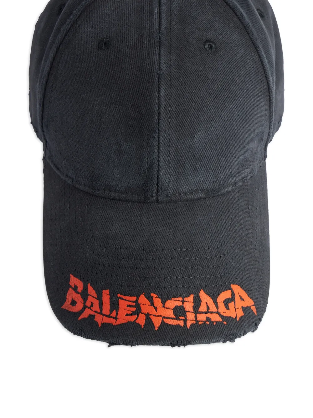 Balenciaga Honkbalpet met logopatch Grijs