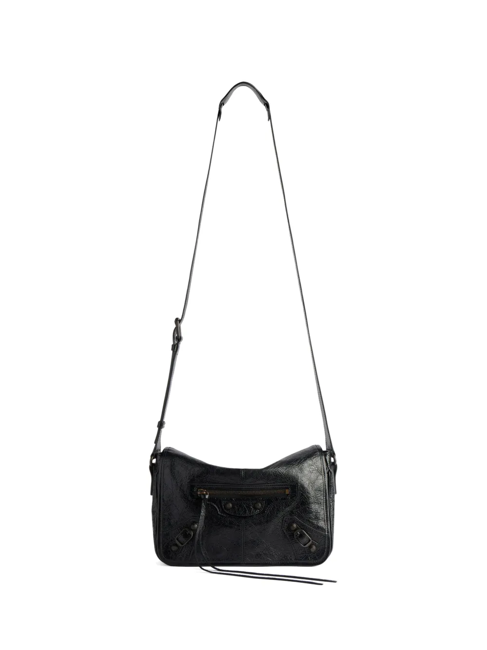 Balenciaga small Le City flap messenger bag - Nero