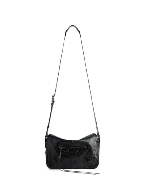 Balenciaga small Le City flap messenger bag in black