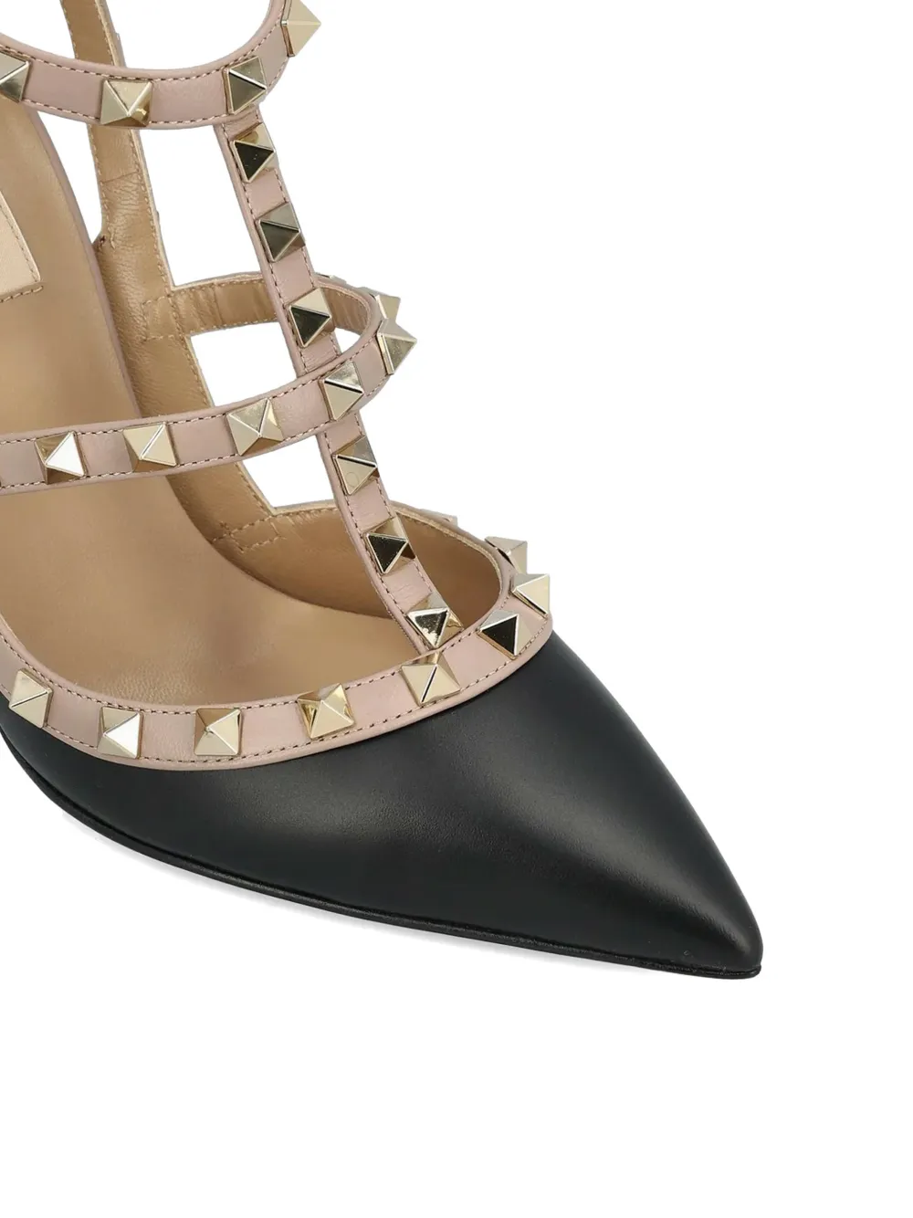 Valentino Garavani Rockstud caged pumps Zwart