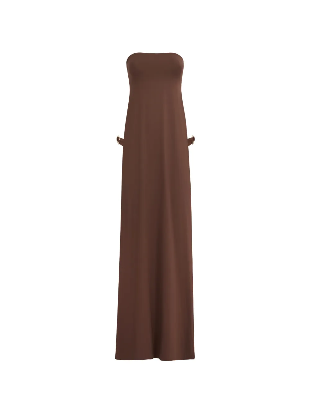 Taller Marmo Penelope ring-detail bikini top and slip set - Marrone