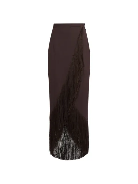 Taller Marmo El Pareo fringe-trimmed skirt
