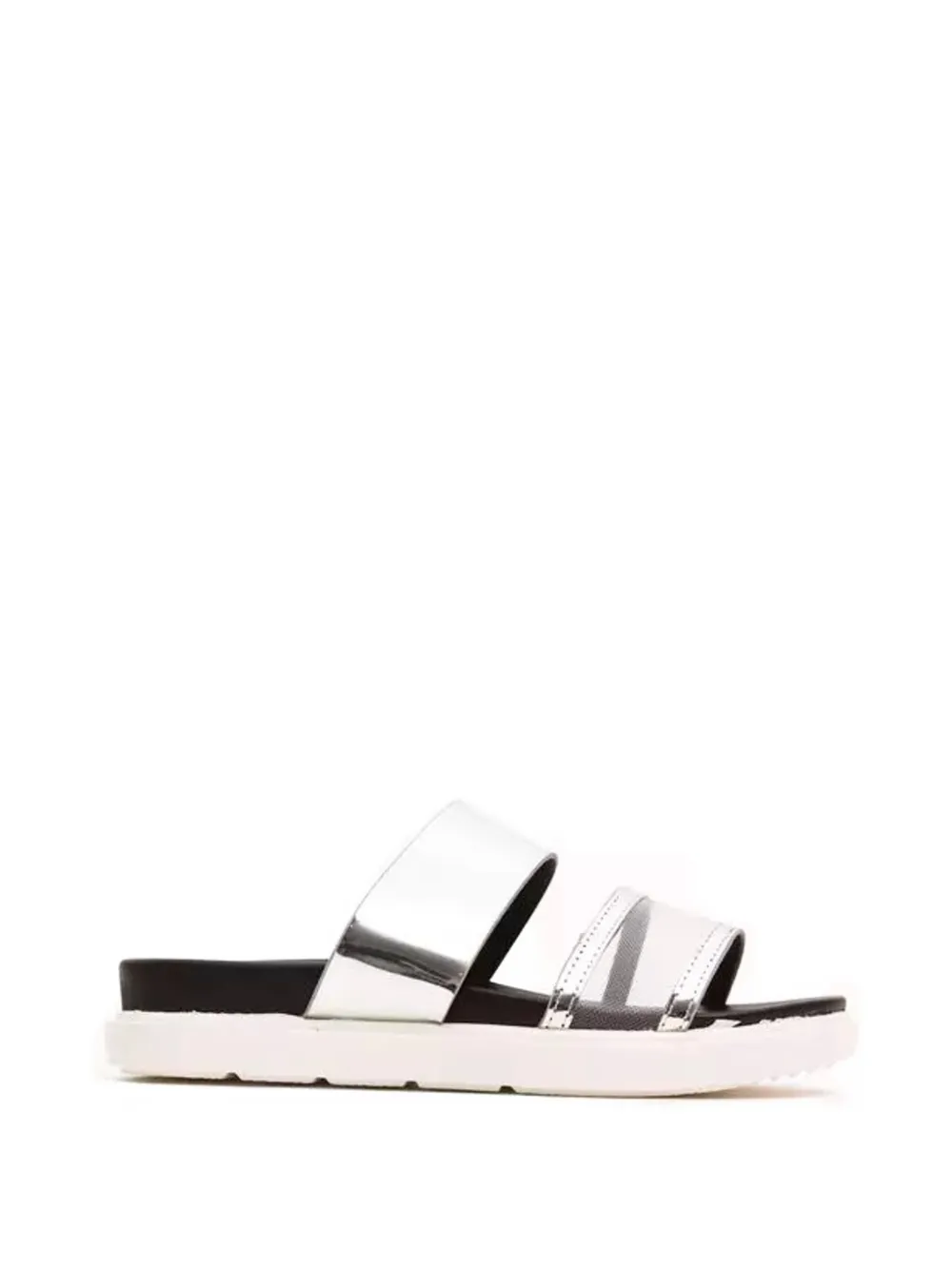 Péché Originel metallic-effect mesh-panel sandals