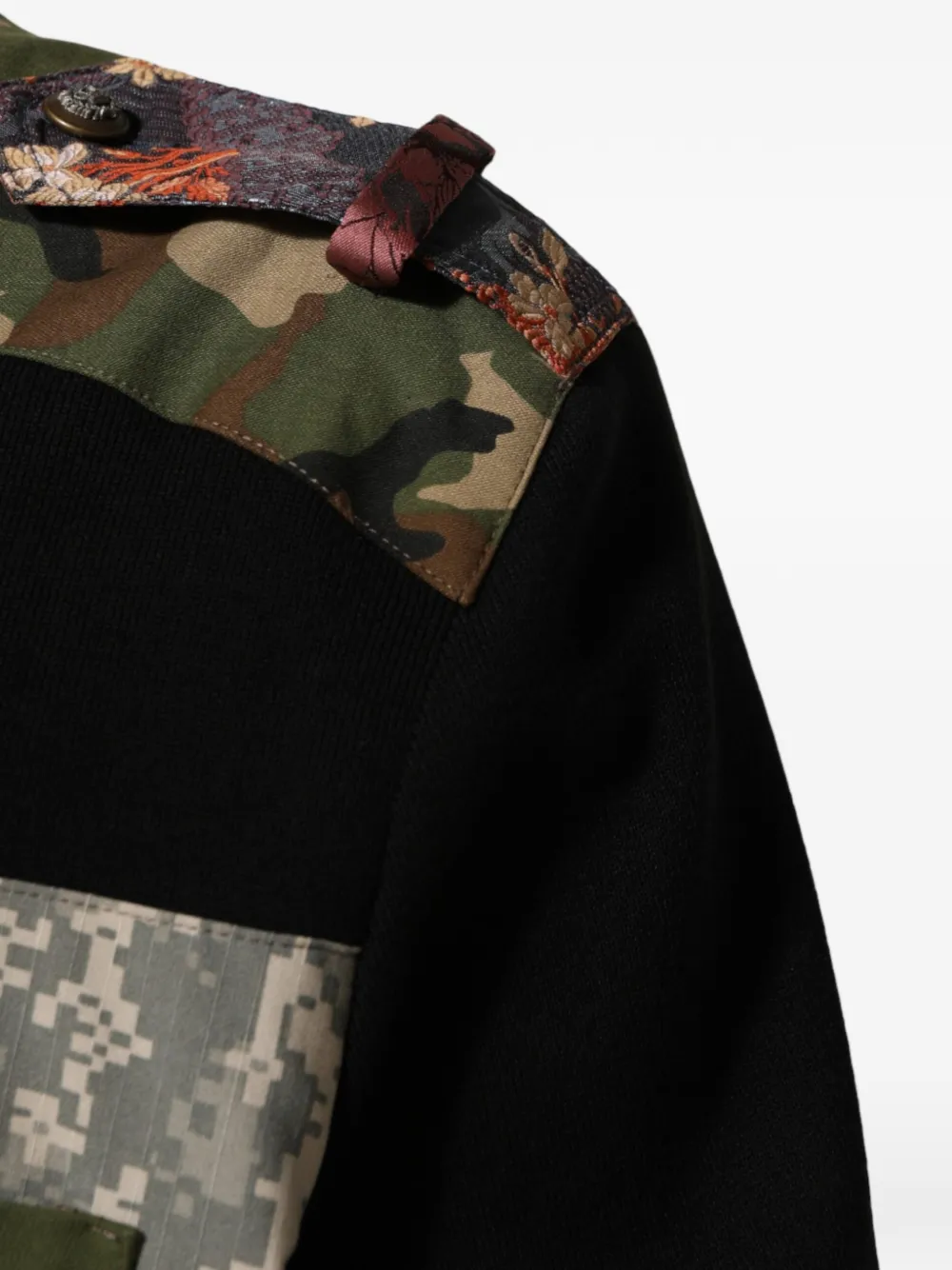 Dolce & Gabbana Trui met patchwork Zwart