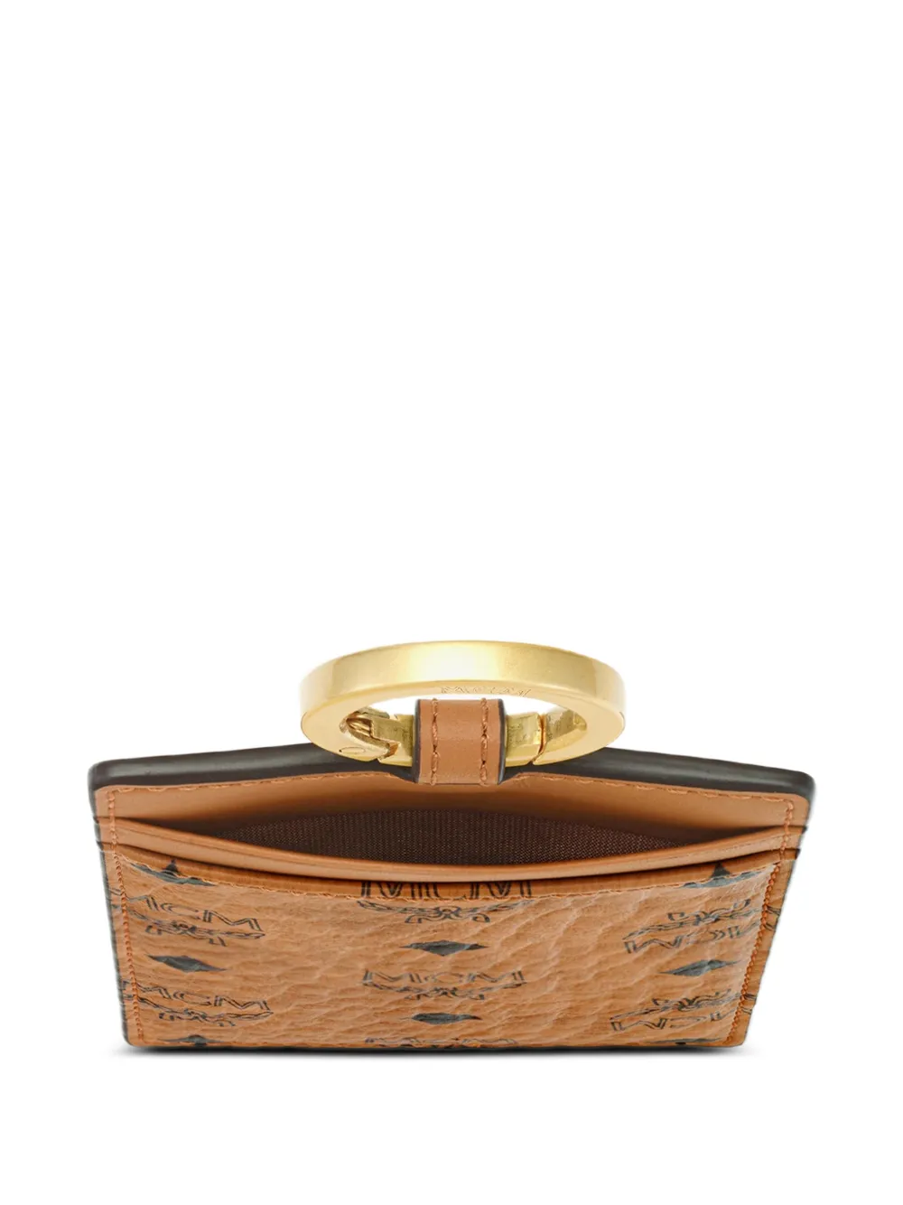 MCM Visetos pasjeshouder met koord Beige