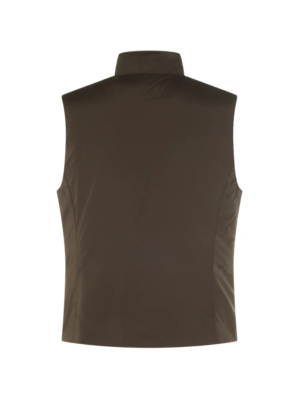 Moorer Gilet met hoge hals Bruin