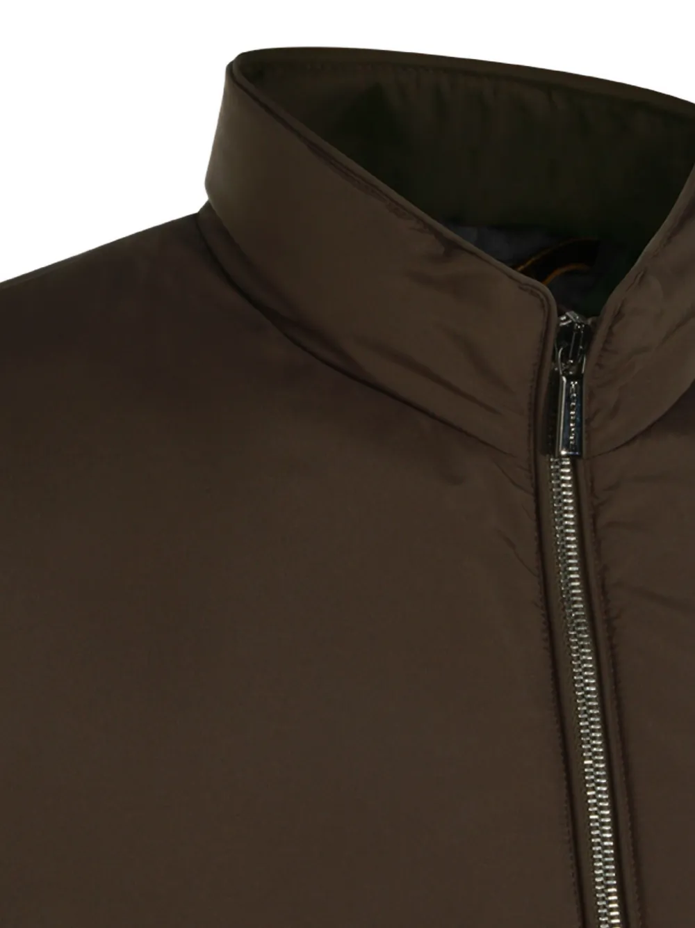 Moorer Gilet met hoge hals Bruin