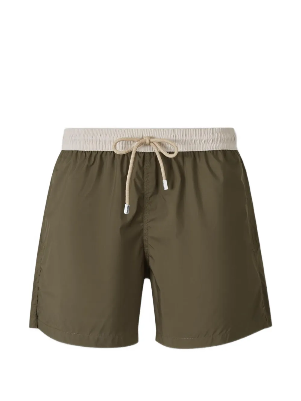 Fedeli Tahiti Airstop drawstring-waistband swim shorts - Verde